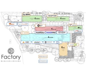 「臺北市南港瓶蓋工廠歷史建築及保留建物規劃」示意圖